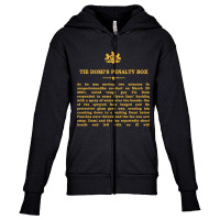 Real Historical Philadelphia - Tie Domi's Penalty Box Youth Zipper Hoodie | Artistshot