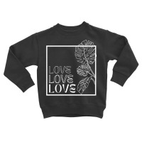 Love Graphic Casual Pullover Hoodie Toddler Sweatshirt | Artistshot