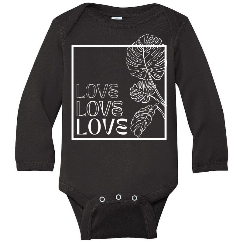 Love Graphic Casual Pullover Hoodie Long Sleeve Baby Bodysuit by cm-arts | Artistshot