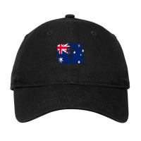 Lacrosse Flag With Stickhead - Australia Adjustable Cap | Artistshot