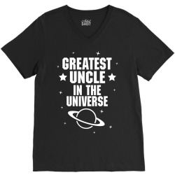 Greatest Uncle  In The Universe V-Neck Tee | Artistshot