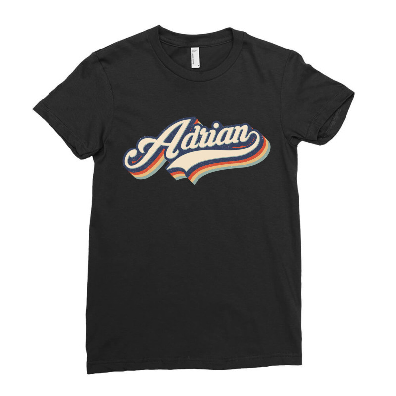 I Love Adrian City Usa Retro Vintage Ladies Fitted T-Shirt by HydraAntBoxing | Artistshot