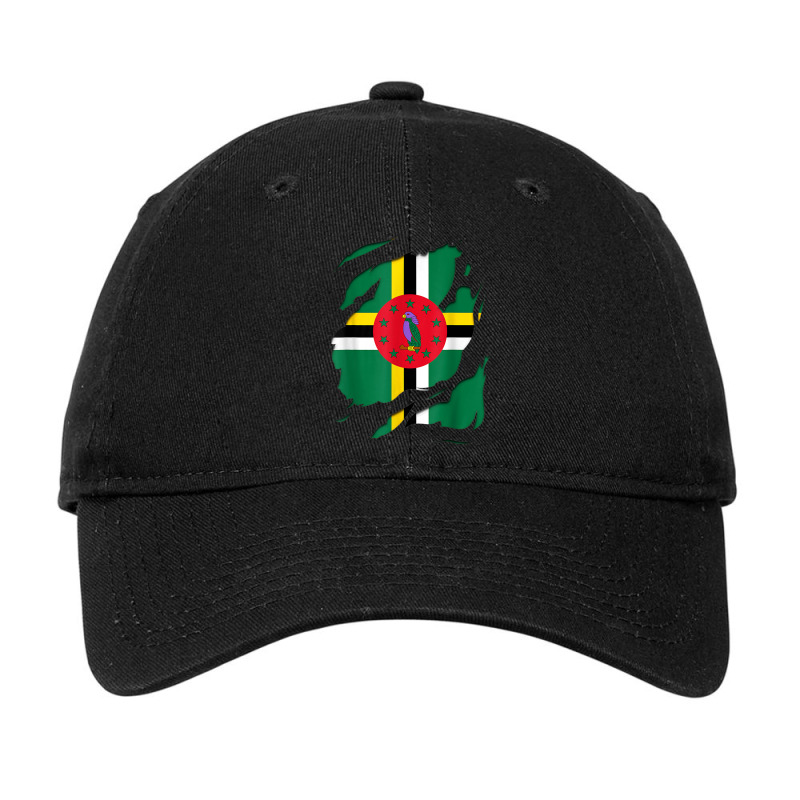 Dominica Flag Shirt Adjustable Cap by MindyLeeLucas | Artistshot