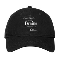 Wizard Of Oz Scarecrow People Without Brains Quote Adjustable Cap | Artistshot