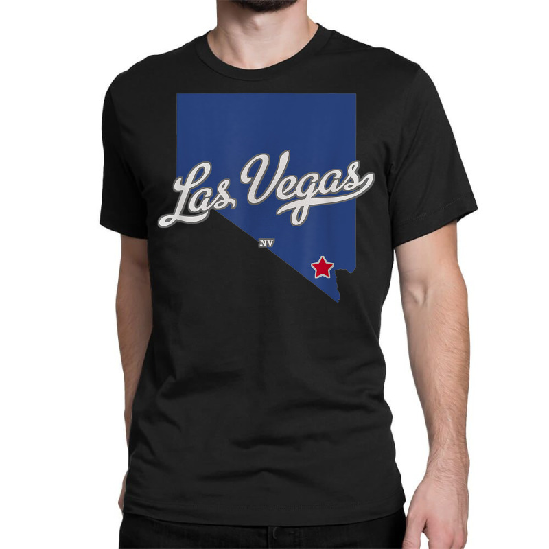 Las Vegas Nevada Nv Map T Shirt Classic T-shirt | Artistshot