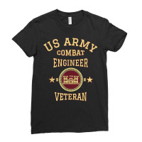 Us Army Combat Engineer Combat Engineer Veteran Gift T Shirt Ladies Fitted T-shirt | Artistshot