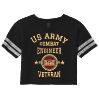 Us Army Combat Engineer Combat Engineer Veteran Gift T Shirt Scorecard Crop Tee | Artistshot