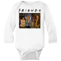 Friends Moinca Rachel Chandler Retro Friends Photo Long Sleeve Baby Bodysuit | Artistshot