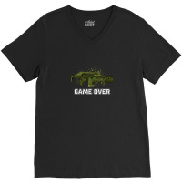 Game Over Marines V-neck Tee | Artistshot