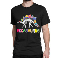 Funny Eggasaurus Stegosaurus Egg Dinosaur Happy Easter Day Classic T-shirt | Artistshot