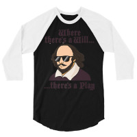 Funny William Shakespeare Meme Design Premium T Shirt 3/4 Sleeve Shirt | Artistshot