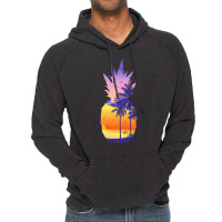 Beach Vibes T  Shirt Vintage Pineapple Sunset Surf Aloha Beach T  Shir Vintage Hoodie | Artistshot