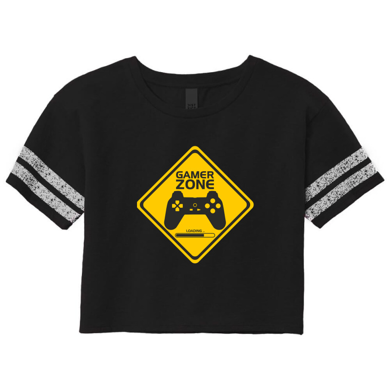 Gamer Zone Scorecard Crop Tee by ChandraGay | Artistshot