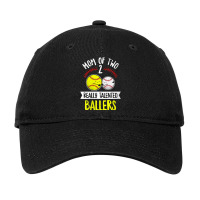 Womens Ballers Family Quote For Your Baseball Softball Mom V-neck Adjustable Cap | Artistshot