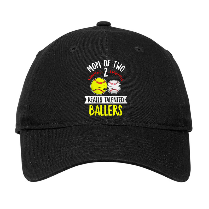 Womens Ballers Family Quote For Your Baseball Softball Mom V-neck Adjustable Cap by cm-arts | Artistshot