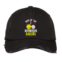 Womens Ballers Family Quote For Your Baseball Softball Mom V-neck Vintage Cap | Artistshot