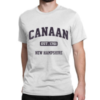 Womens Canaan New Hampshire Nh Vintage State Athletic Style V Neck T S Classic T-shirt | Artistshot