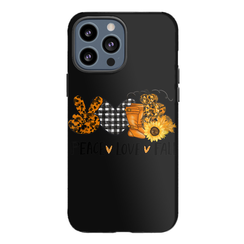 Love Peace Fall Halloween Pumpkin Emotions Smiling Costume Iphone 13 Pro Max Case | Artistshot