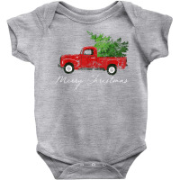 Vintage Wagon Christmas T Shirt   Tree On Car Xmas Vacation Baby Bodysuit | Artistshot