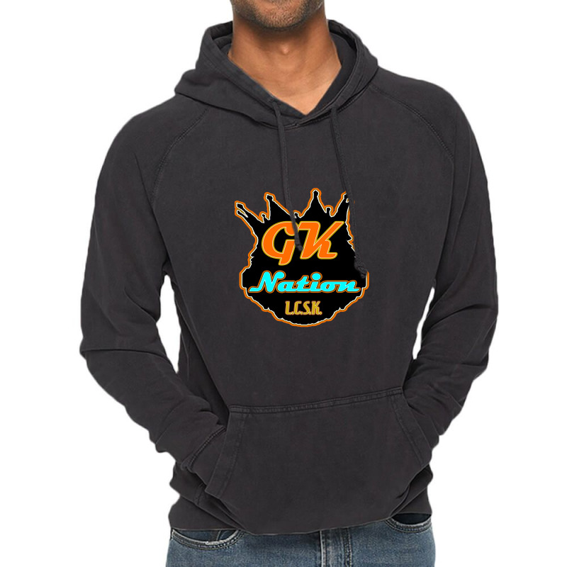 Gk Nation Vintage Hoodie by WilmaMorgan | Artistshot