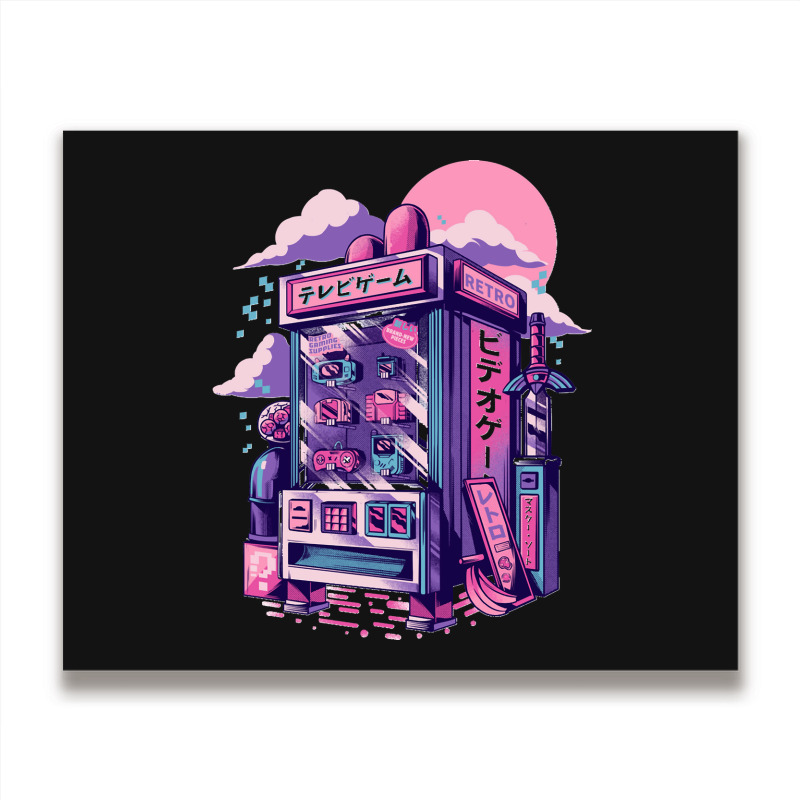 Retro Gaming Machine Classic Metal Print Horizontal | Artistshot