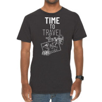 Time To Travel - Traveler Vintage T-shirt | Artistshot