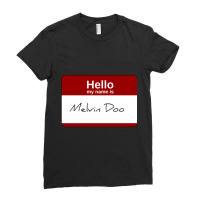 Did You Mean Melvin Doo Ladies Fitted T-shirt | Artistshot