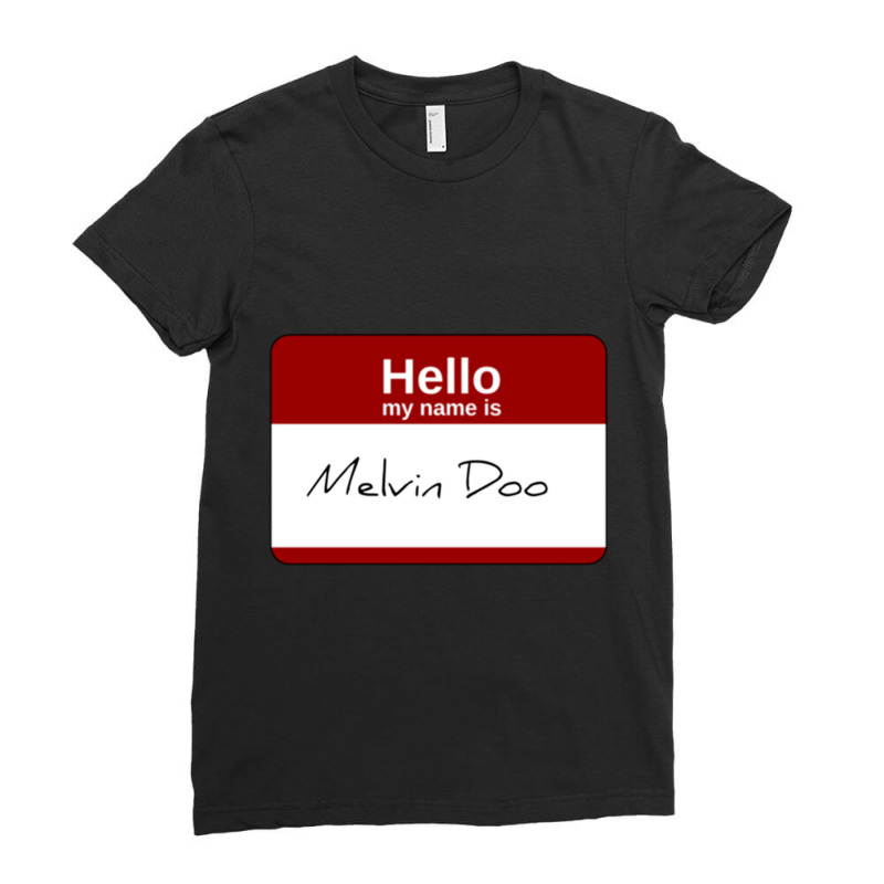 Did You Mean Melvin Doo Ladies Fitted T-Shirt by cm-arts | Artistshot