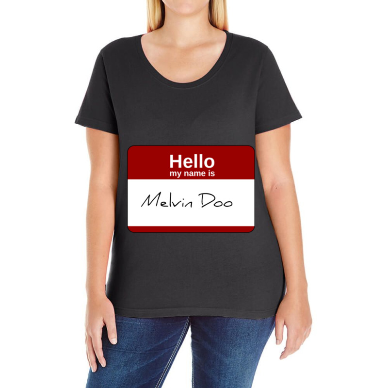 Did You Mean Melvin Doo Ladies Curvy T-Shirt by cm-arts | Artistshot