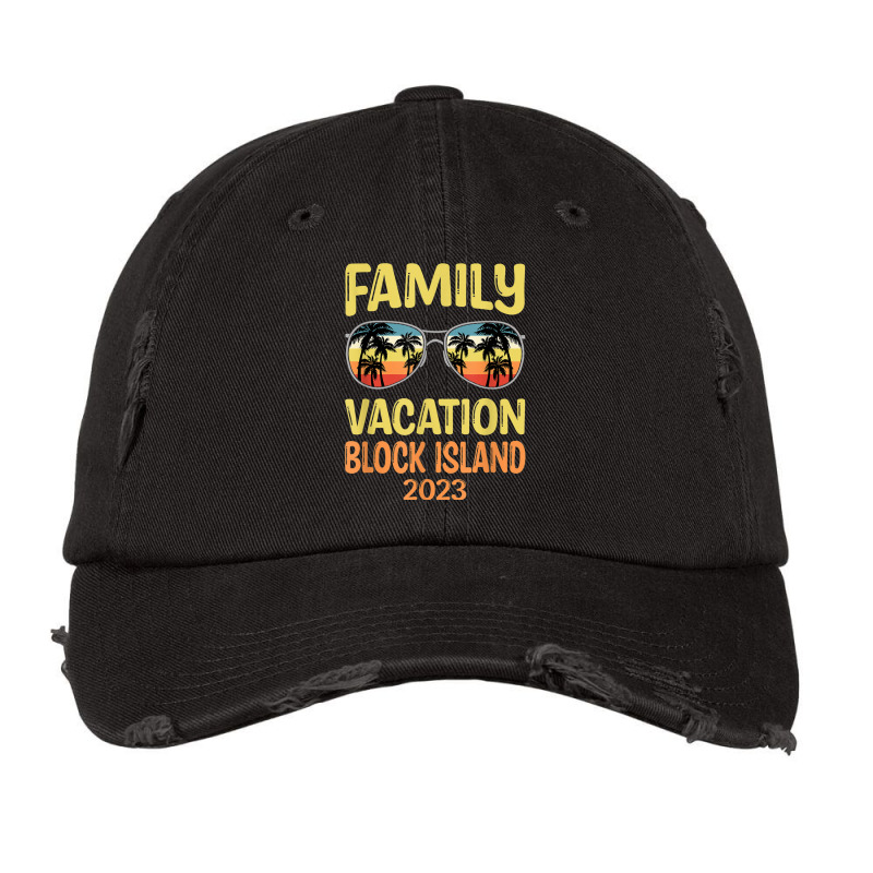 Family Vacation Block Island 2023 Vintage Cap by Outpost | Artistshot