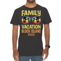 Family Vacation Block Island 2023 Vintage T-shirt | Artistshot