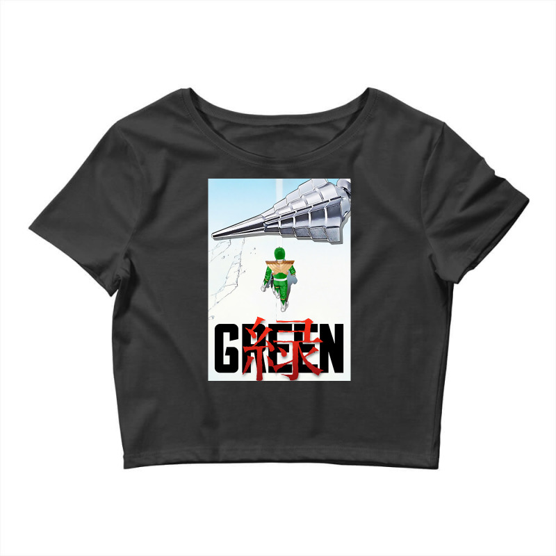 Green Ranger Akira Crop Top by laughingtuy | Artistshot