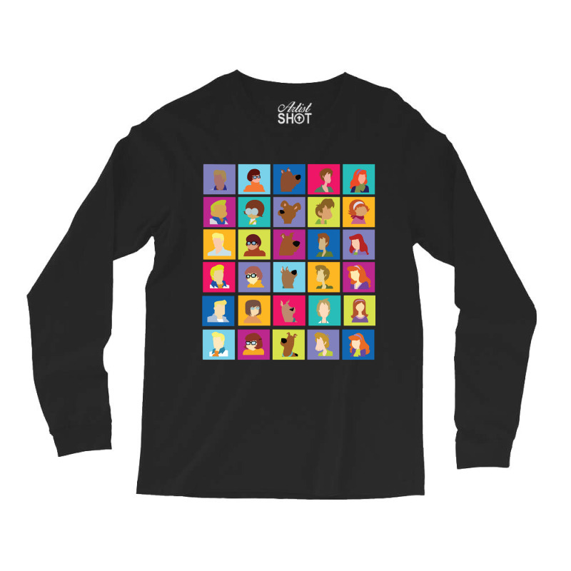 Evolution Of Mystery Inc Long Sleeve Shirts by cm-arts | Artistshot