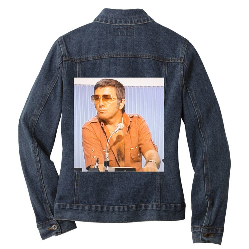 Richard Dawson 1978 Color Photo Classic Ladies Denim Jacket by cm-arts | Artistshot