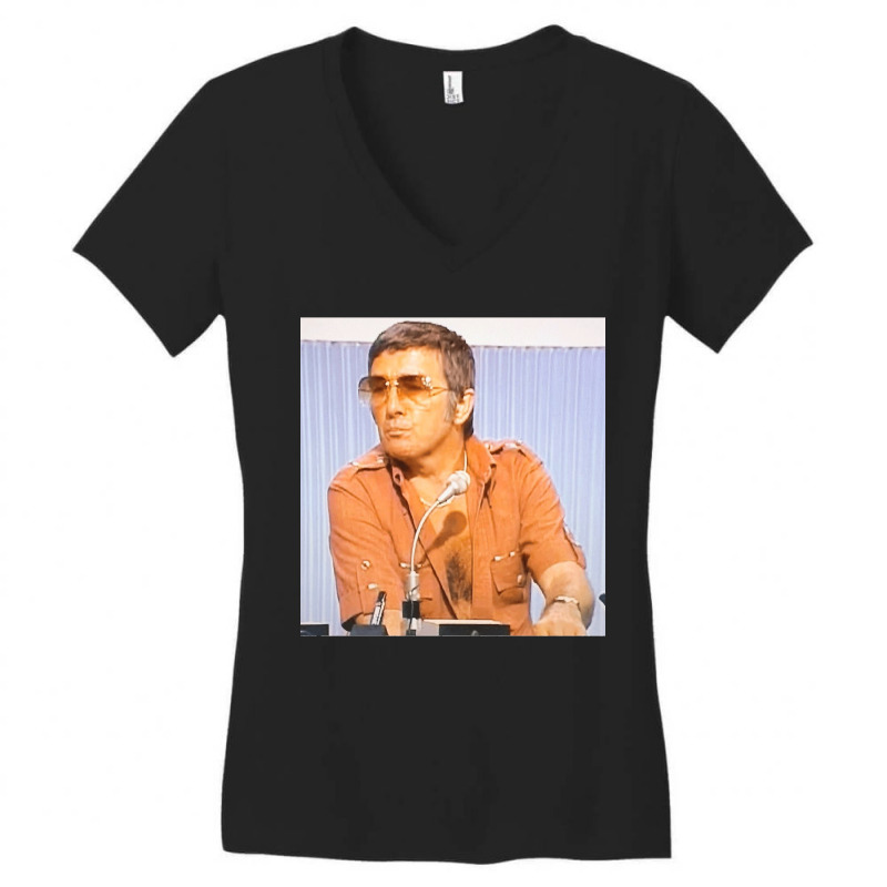 Richard Dawson 1978 Color Photo Classic Women's V-Neck T-Shirt by cm-arts | Artistshot