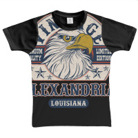 Retro Bald Eagle Alexandria Louisiana Vintage Limited Edition Graphic Youth T-shirt | Artistshot