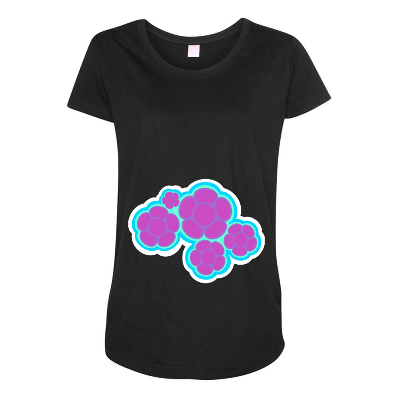 Flower Maternity Scoop Neck T-shirt by cm-arts | Artistshot