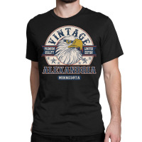 Retro Bald Eagle Alexandria Minnesota Vintage Limited Edition Classic T-shirt | Artistshot