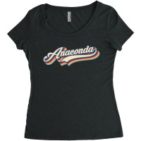 I Love Anaconda City Usa Retro Vintage Women's Triblend Scoop T-shirt | Artistshot