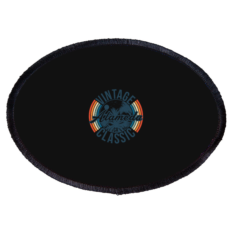 I Love Alameda California Retro Vintage Classic Limited Edition Oval Patch | Artistshot