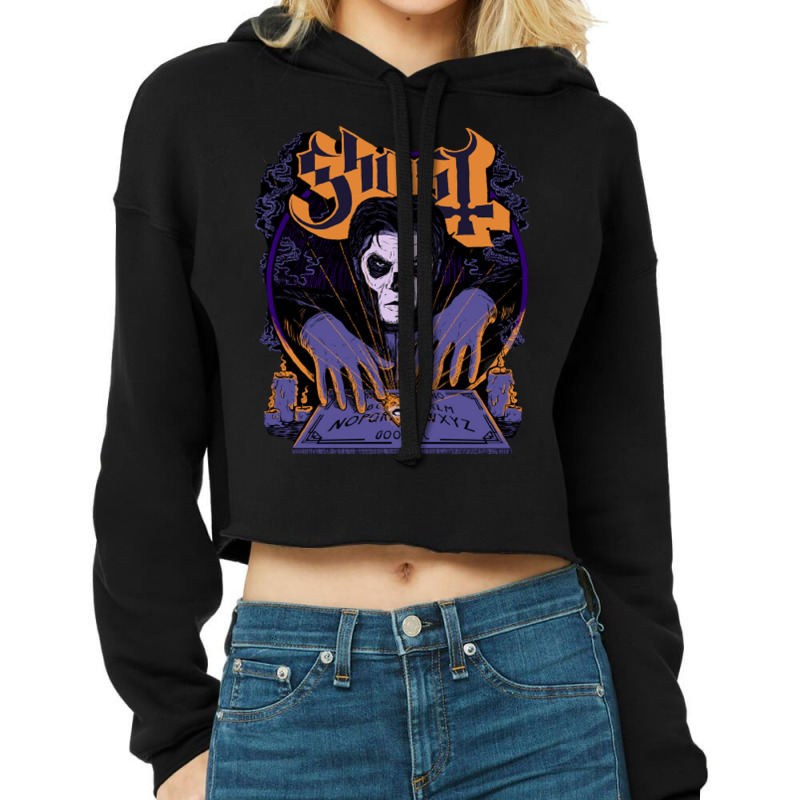 Ghost 5 Cropped Hoodie by cm-arts | Artistshot