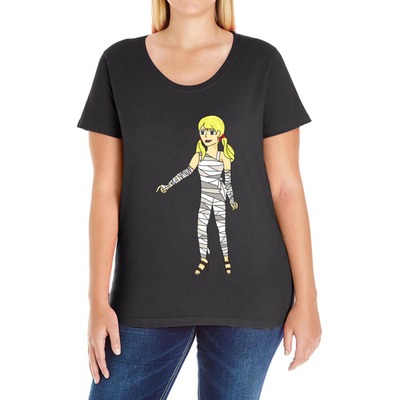 Ghoul School Tanis Mummy Ladies Curvy T-Shirt by cm-arts | Artistshot