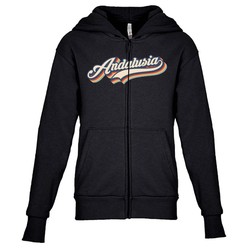 I Love Andalusia City Usa Retro Vintage Youth Zipper Hoodie | Artistshot