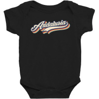 I Love Andalusia City Usa Retro Vintage Baby Bodysuit | Artistshot