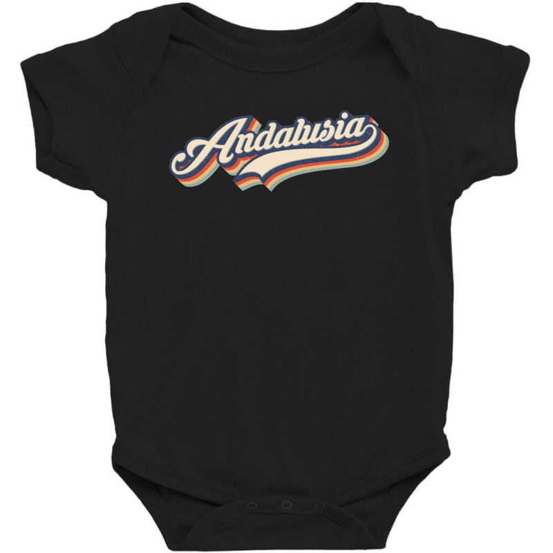 I Love Andalusia City Usa Retro Vintage Baby Bodysuit | Artistshot