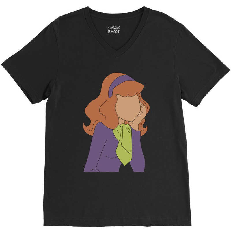 Ginger Girl V-Neck Tee by cm-arts | Artistshot