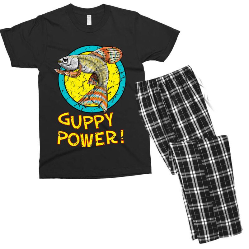 Guppy Power! Men's T-shirt Pajama Set | Artistshot