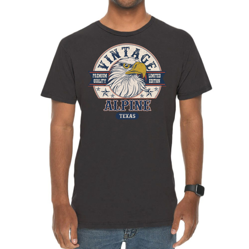 Retro Bald Eagle Alpine Texas Vintage Limited Edition Vintage T-shirt | Artistshot