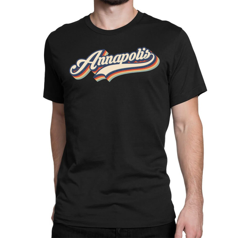 I Love Annapolis City Usa Retro Vintage Classic T-shirt by HydraAntBoxing | Artistshot