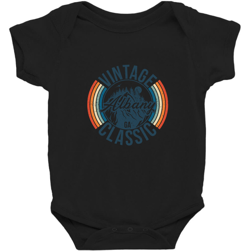 I Love Albany Georgia Retro Vintage Classic Limited Edition Baby Bodysuit | Artistshot